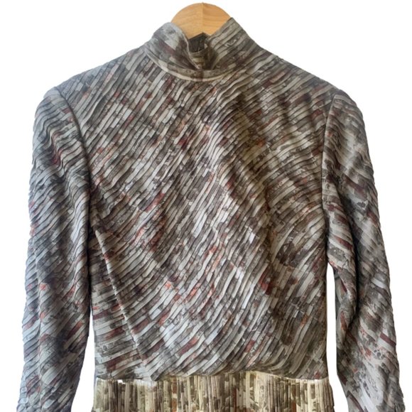 I. Magnin Vintage Smock Neck Dress - Picture 3 of 3